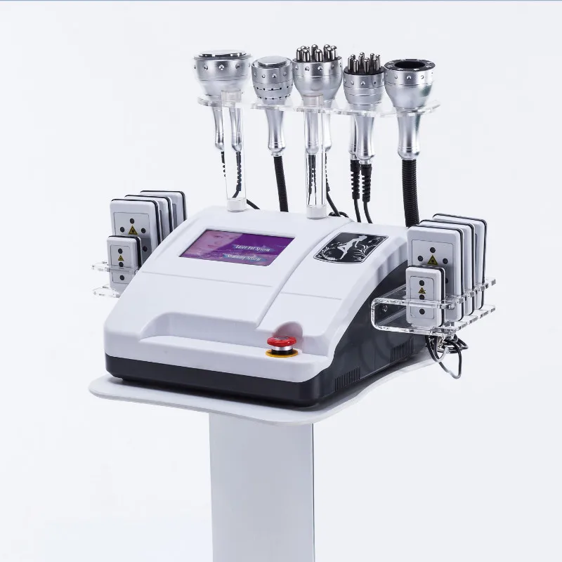 Goedkoop 8 In 1 Professionele 40K Ultrasone Cavitatie Rf Vacuüm Lipo Laser Machine Lichaam Vermagering Lipo Laser Polar Rf Gezicht Lifting