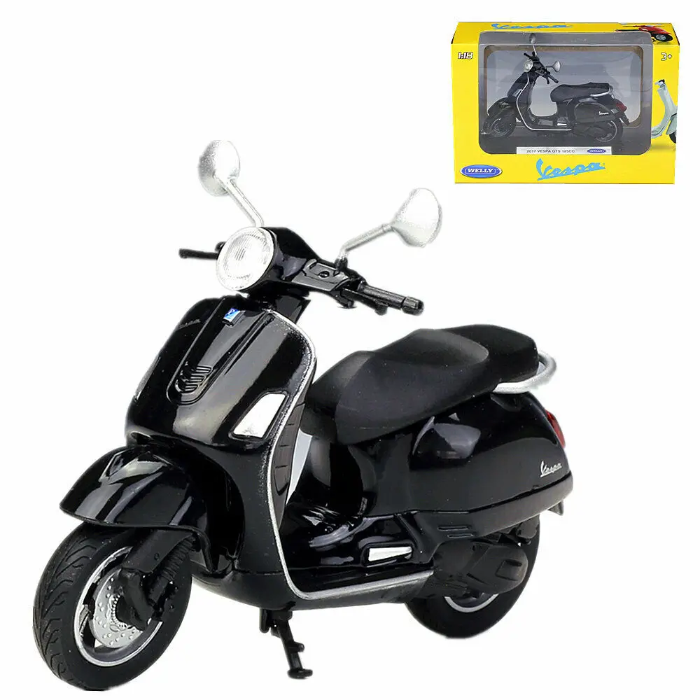 Welly 1:18 Vespa 2017 GTS 125 куб. См мотоцикл велосипед литье под давлением новая модель в