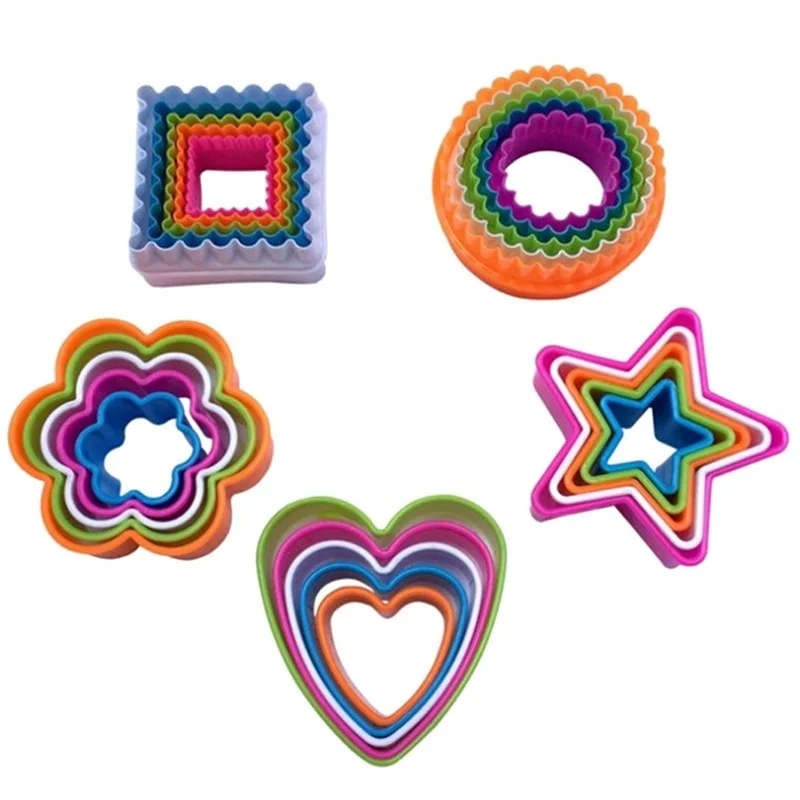 5 шт. формы для печенья в форме сердца и звезды рождественская елка цветок