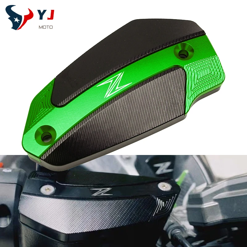 

With Logo "Z" For KAWASAKI Z900 Z650 Z800 Motorcycle Accessories Front Brake Fluid Reservoir Cover Cylinder Reservoir Tank Cap