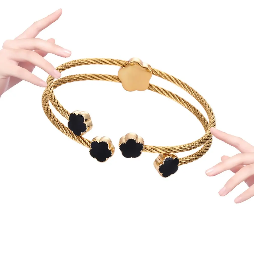 Женский браслет из нержавеющей стали A43 темпераментные ювелирные изделия