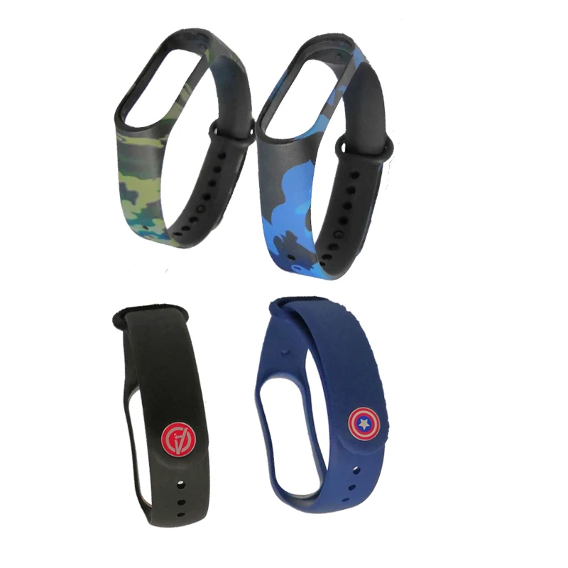 N Для xiaomi mi band 4 ремешок браслет часы силиконовый ремешок для xiaomi mi band 3 браслет mi band 4 NFC анти-потеря ремешок - Цвет: N