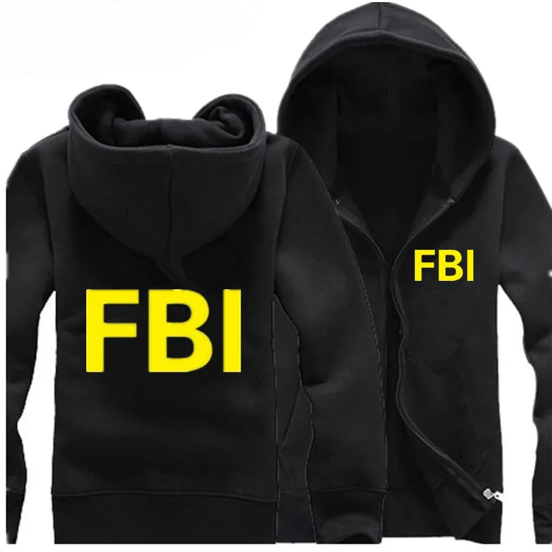 2019 толстовки ФБР мужское полицейское пальто с капюшоном CIA модная новинка