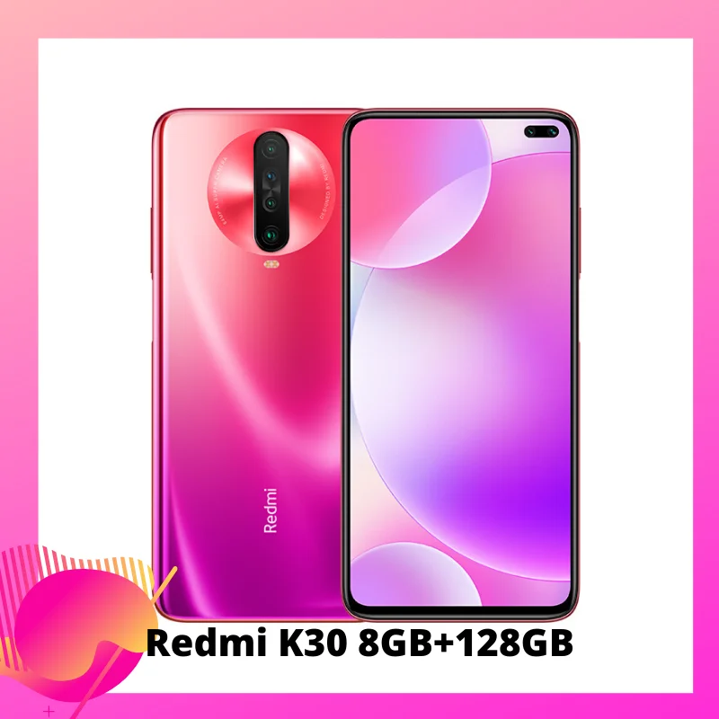 Pink 8GB 128GB Xiaomi Redmi K30 4G серия предпродажный Snapdragon 730G 1201Hz жидкий дисплей NFC ИК-контроль 6,67 “экран 5G серия открытые продажи в - Цвет: Pink 8GB 128GB