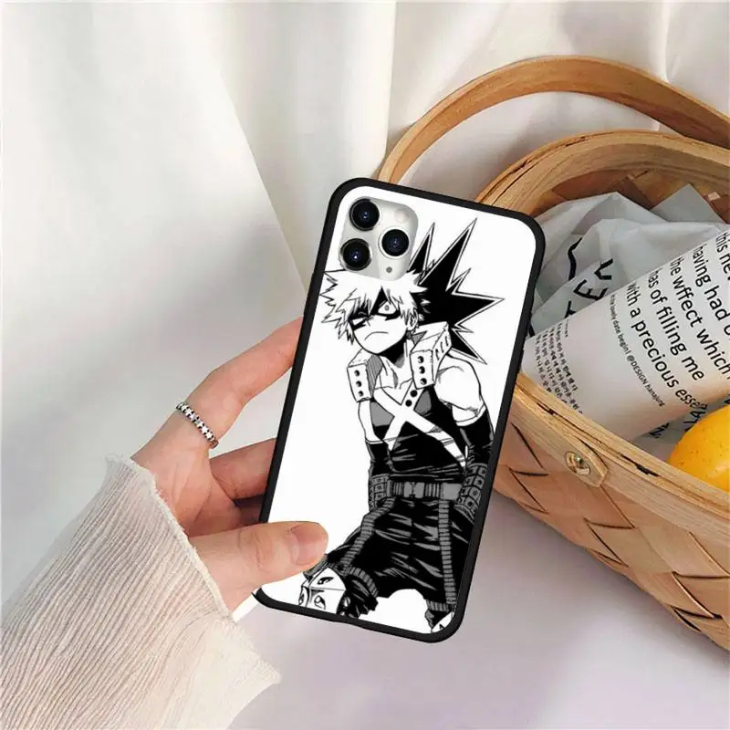 

My hero academia anime Phone Case for iPhone 11 12 pro MINI XS MAX 8 7 6 6S Plus X 5S SE 2020 XR