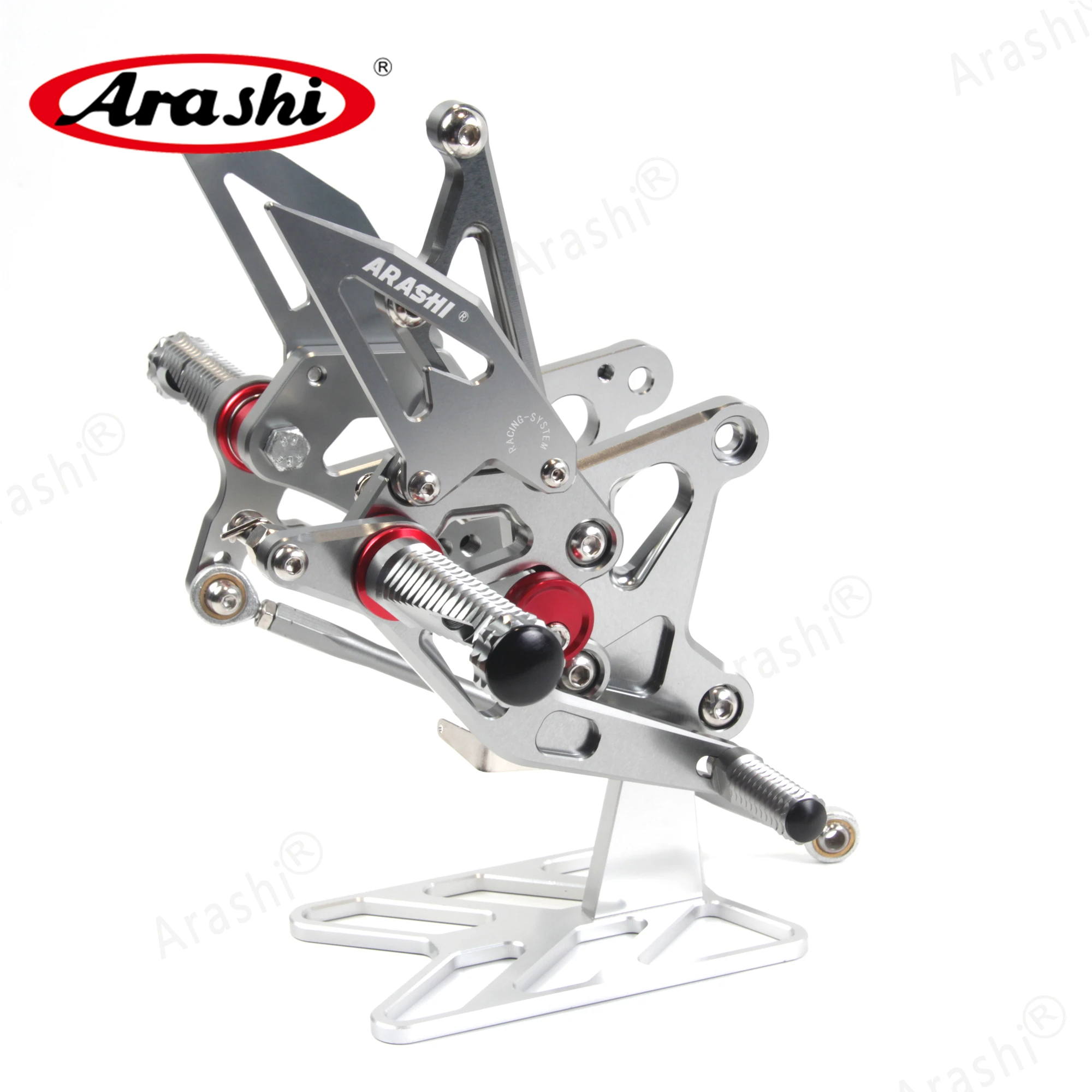 Arashi CNC Регулируемые подножки NINJA ZX6R задние для KAWASAKI ZX 6R Ninja ZX636 2005 2006 Задние 05 06