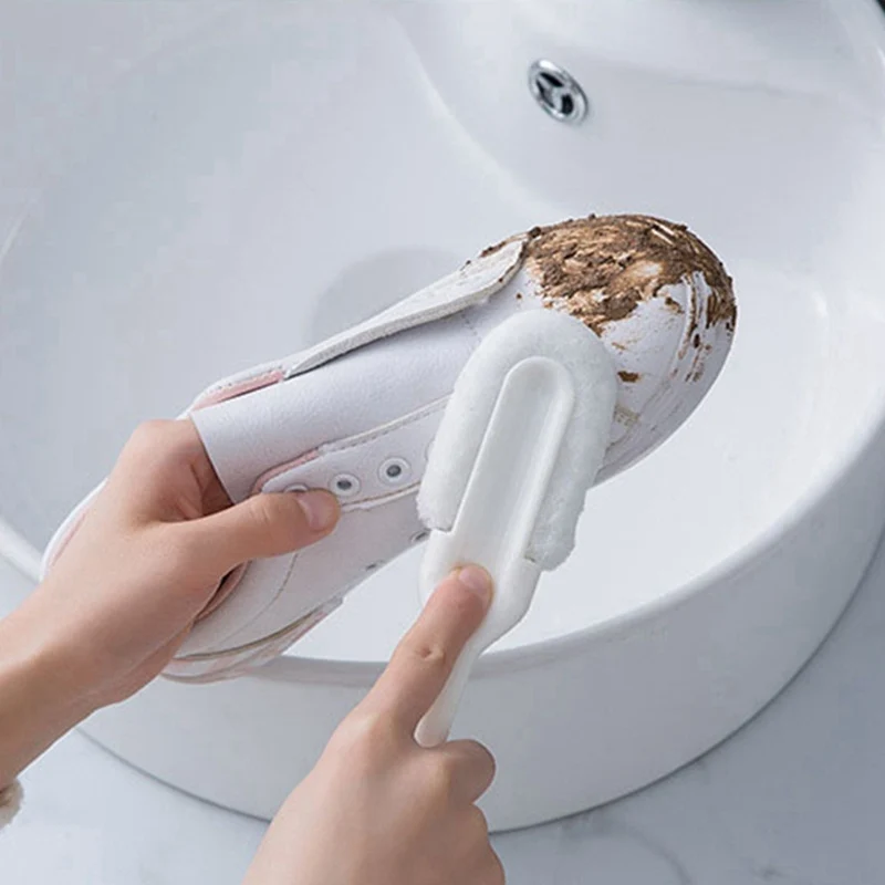 

Long Handle Soft Plush Shoe Brush Cleaner Non-injury Shoes Clean Brushes Fabric Care Board Leather Cleaner Sneakers Care