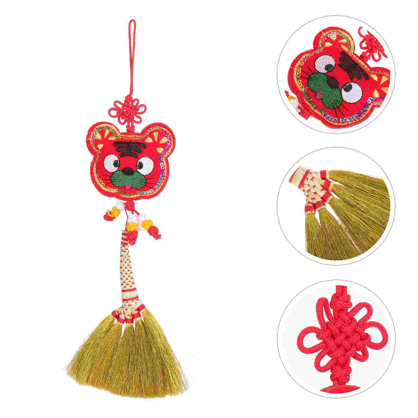 

1 шт., Новогодняя подвеска в виде метлы