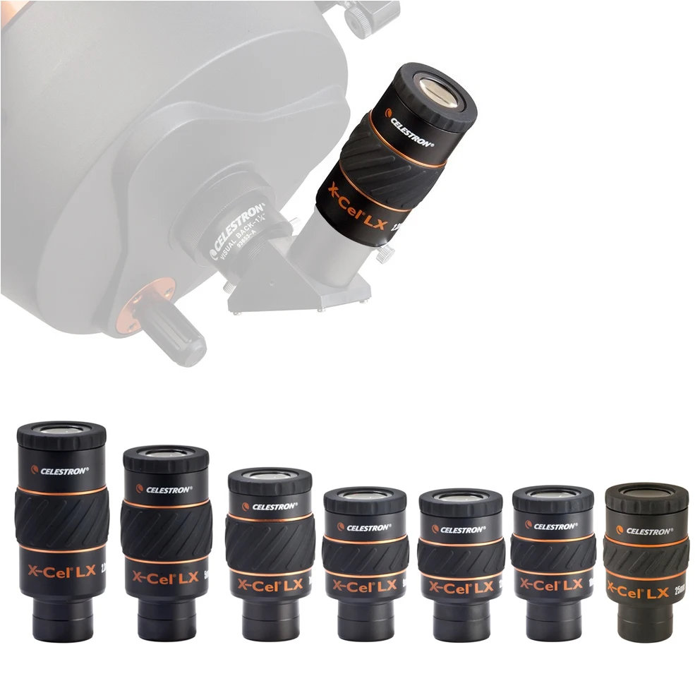 Celestron X-CEL LX окуляр 60 градусов широкоугольный точечный прицел телескоп аксессуары