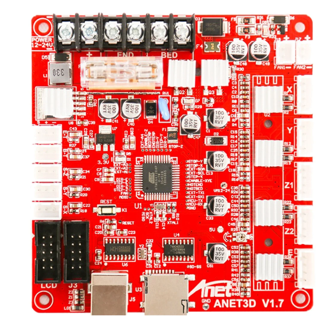 A1284 Base V1.7 плата управления материнская для Anet A8 DIY самосборка набор аксессуаров