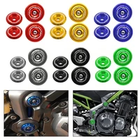 motorcycle frame hole cover plug bolt with screw 5m fairing guard cover camshaft oil cap for kawasaki z900 2017 2018 2019 2020