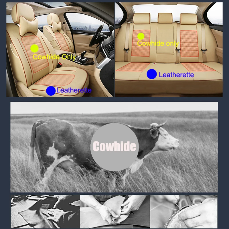 Чехол для автомобильного сиденья из воловьей кожи подходит Lexus ls460 ls430 ls400|Чехлы на
