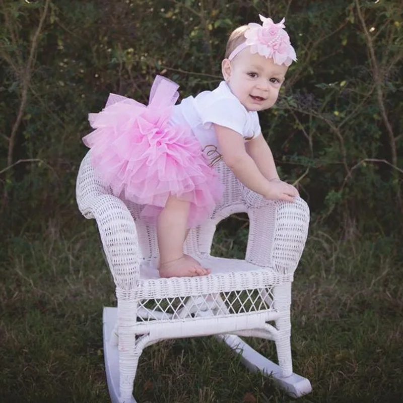 3 шт./комплект платья для девочек 1 год первый день рождения | Мать и ребенок