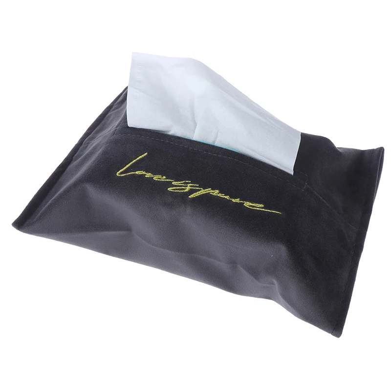 Бархатный ящик для салфеток в скандинавском стиле контейнер декоративный