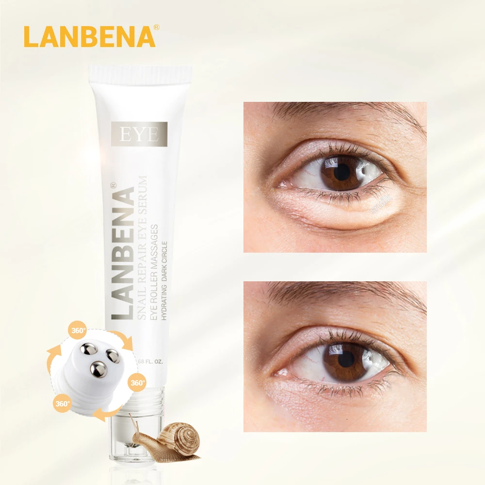 LANBENA восстанавливающая улитку сыворотка для глаз крем улитка темный круг