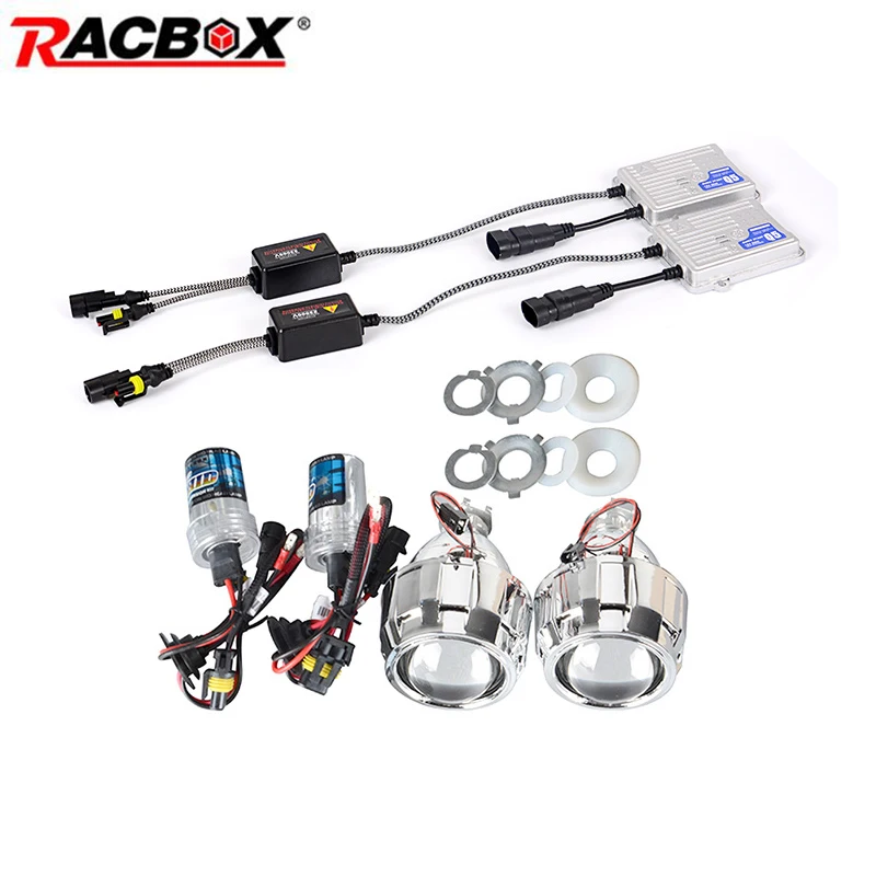 Биксеноновый проектор 2 5 дюйма лен тонкий балласт блок зажигания H4 H7