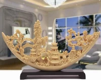 european style home decoration resin handicraft office business opening gifts imitation ivory manufacturers direct selling