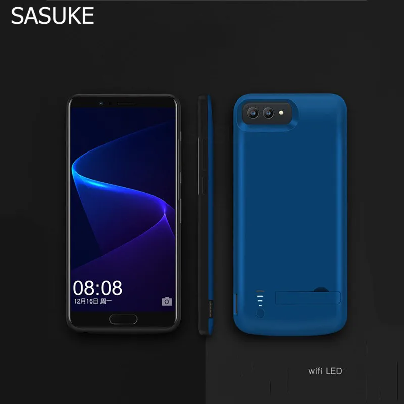 Чехол для зарядного устройства 6500 мАч 6000 мАч 5000 мАч для huawei P20 mate 10 Pro Lite Honor V10 9 10 Play с полным покрытием и подставкой