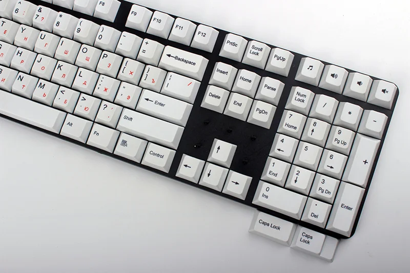 108-key русские/корейские/японские брелки с сублимационной краской, OEM профиль, утолщенные PBT брелки для Cherry MX Mechanical