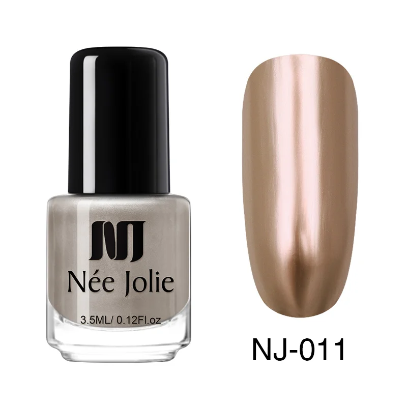 NJMR-011 NEE JOLIE 8 мл Лак для ногтей чистая серия лак для ногтей Блестящий зеркальный матовый эффект лак для ногтей 66 цветов - Цвет: NJMR-011