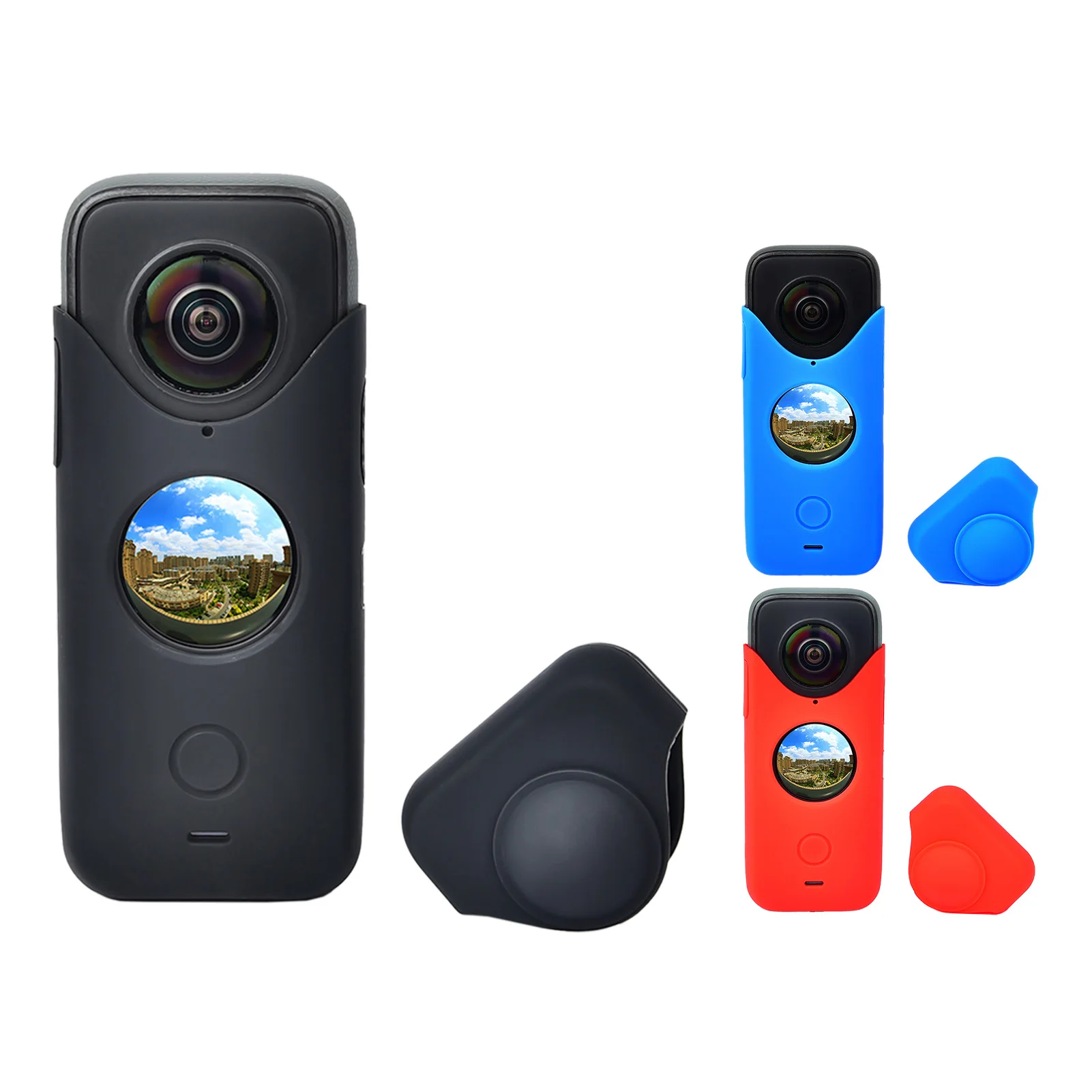 

Чехол-накладка для Insta360 one x2, силикон, защита от пыли