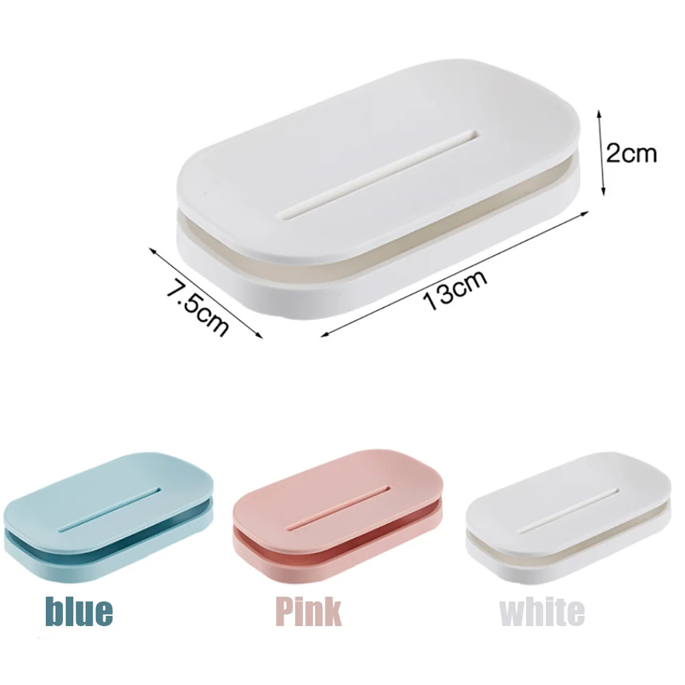 1 шт. Новый портативный держатель для мыла дома и общежития двойная ванная