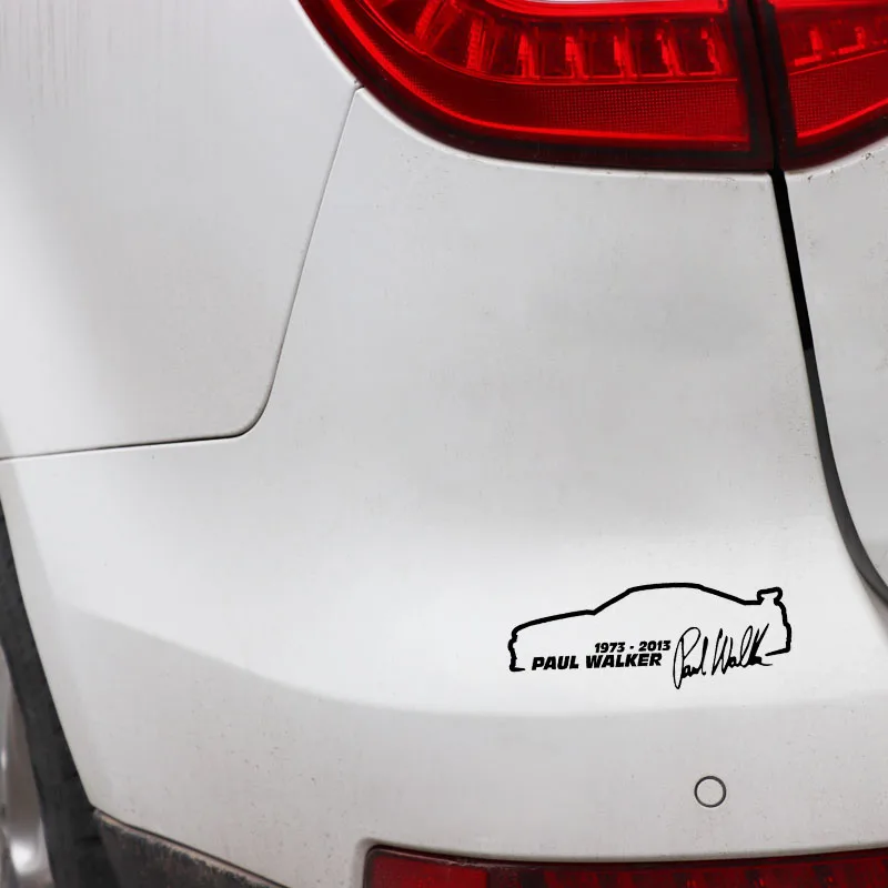 Fast and Furious Car Sticker Vinyl - 13cm x 5cm Paul Walker Style S4-0466 image 5