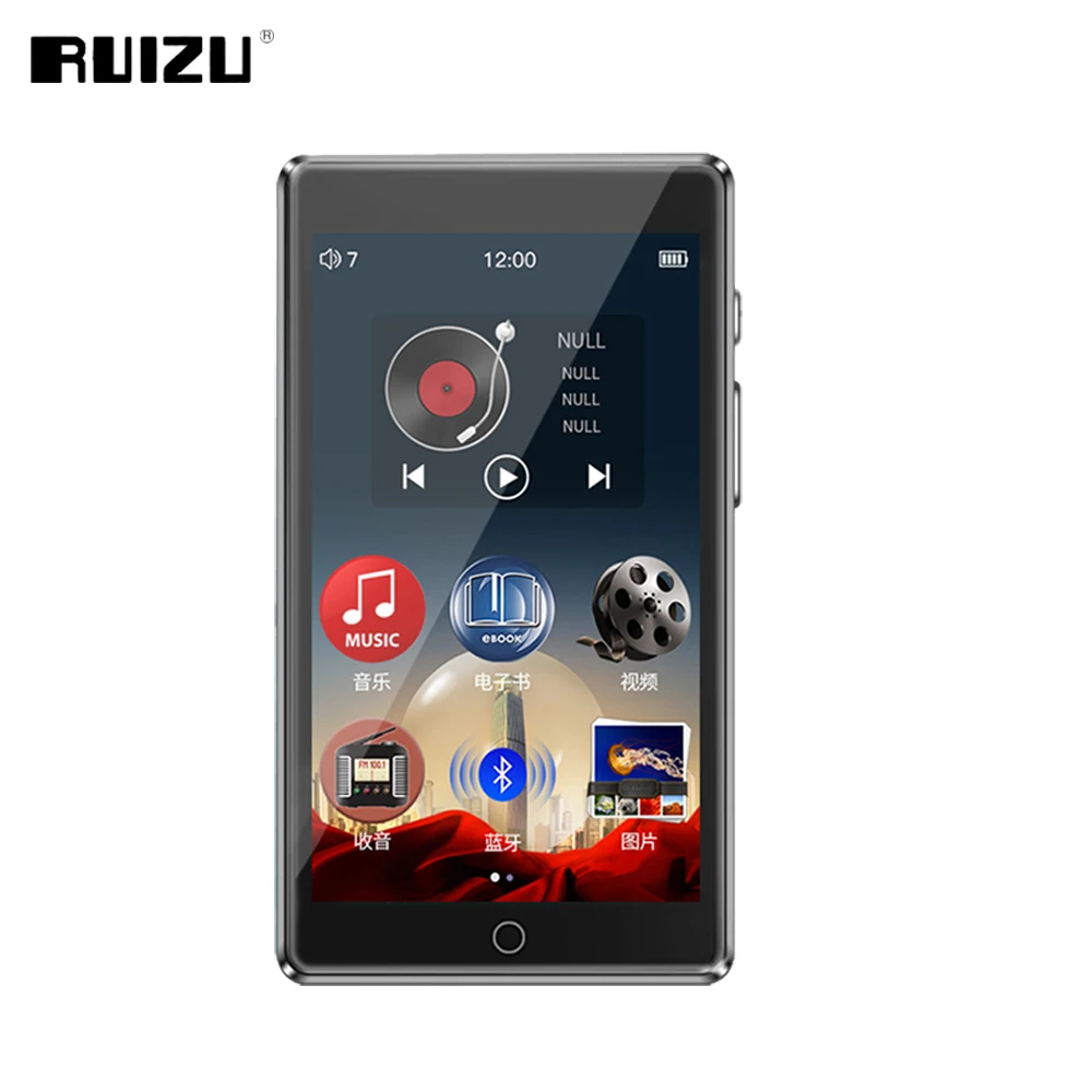 Bluetooth MP3-плеер RUIZU H1 портативный музыкальный плеер с Полноразмерным сенсорным