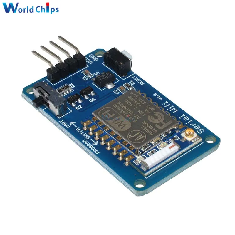Модуль ESP8266 с поддержкой Wi Fi 4 контактный TTL контроллер портов UART антенной IPEX 2 ГГц