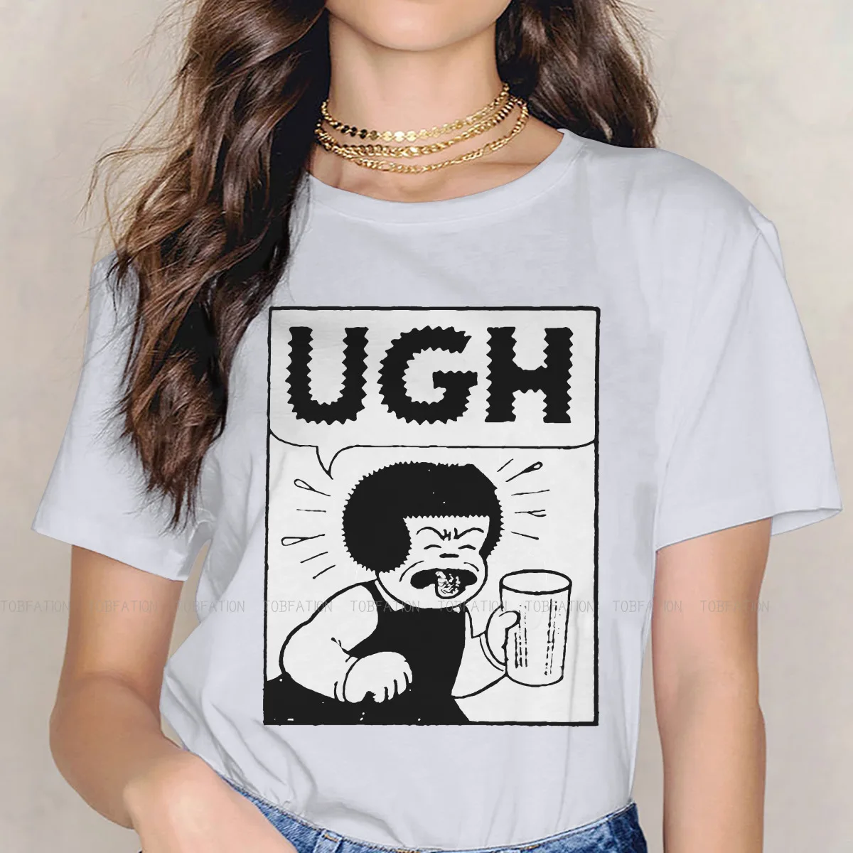 

Женская футболка с надписью Happy scan, Нэнси слигго, комикс, базовые топы для девочек, Хлопковая женская футболка 5XL, Забавный хипстерский подар...