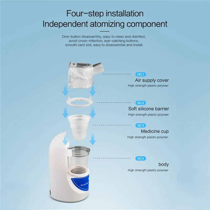 Домашний портативный мини ультразвуковой распылитель уход за детьми ручной
