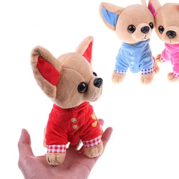 1 шт. 17 см щенок чихуахуа детская игрушка Kawaii Имитация животных кукла подарок на