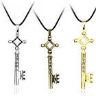 1 шт. милое ожерелье в форме ключа Эрена джейгера из аниме атака на Титанов s Подвески ожерелье в виде лепестков