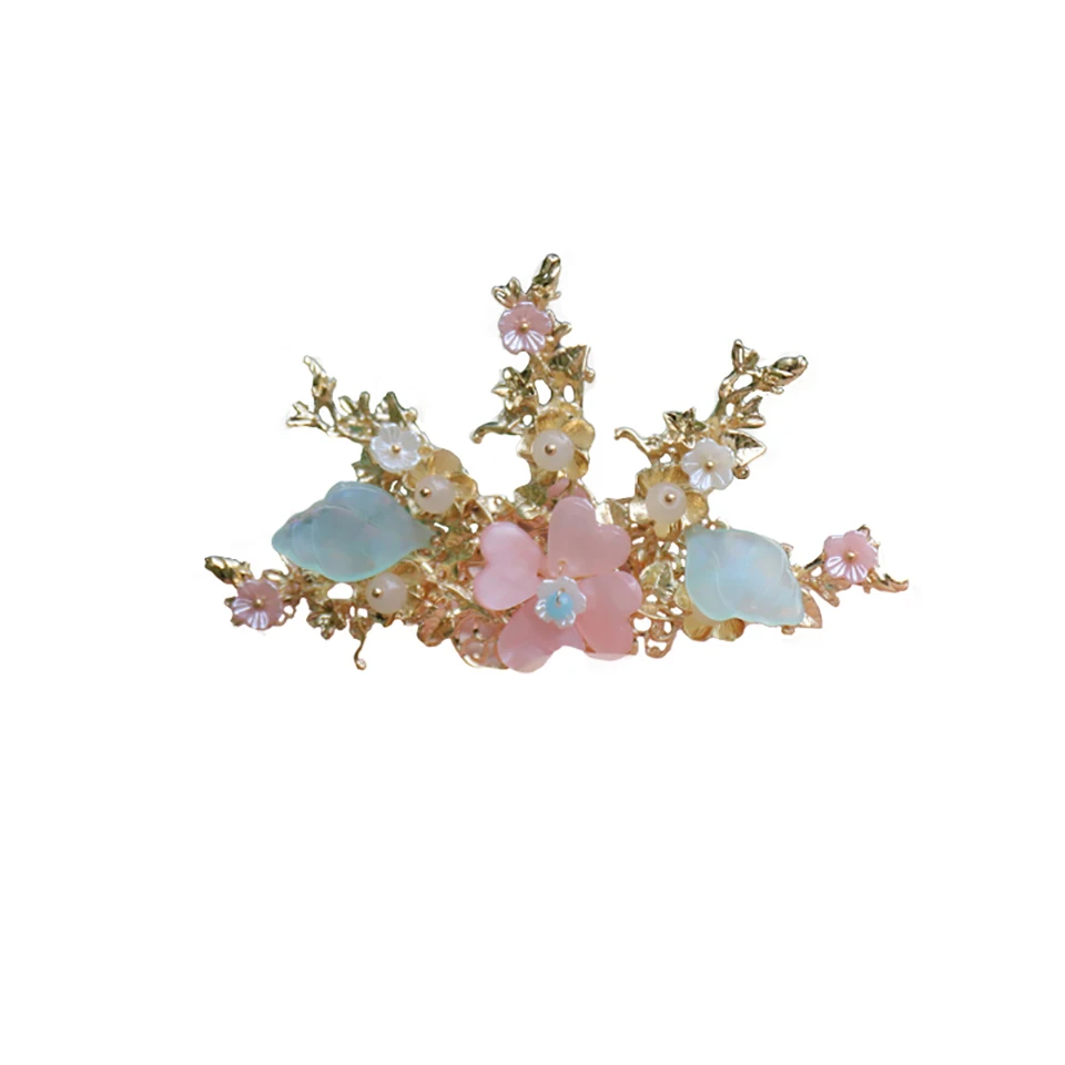 

MIYOU Chinese Hanfu Ancient Style Hairpin Accessories Girl Women Tassel Alloy Pearl Headdress Full Set Of New Style