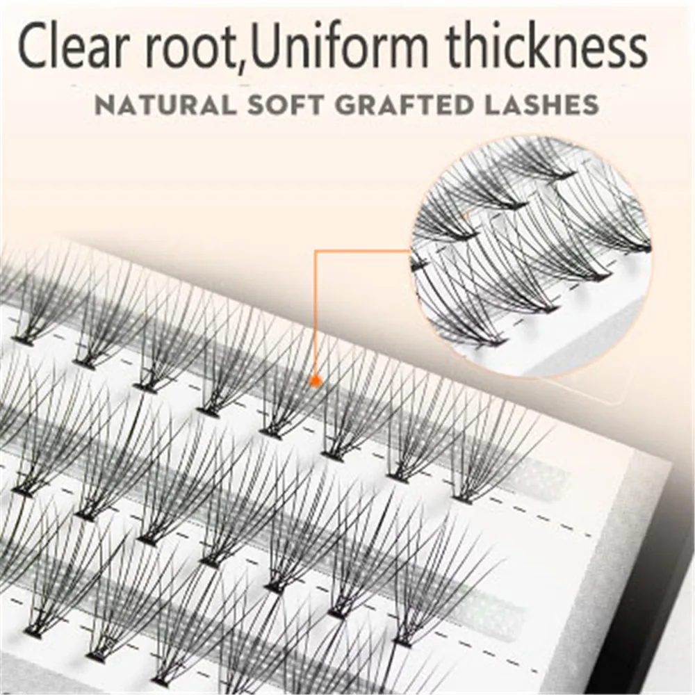 

10D planted grafte Individual Cluster Eye Lashes Grafting Fake False Natural False Eyelashes Beauty Extension Tools Sale