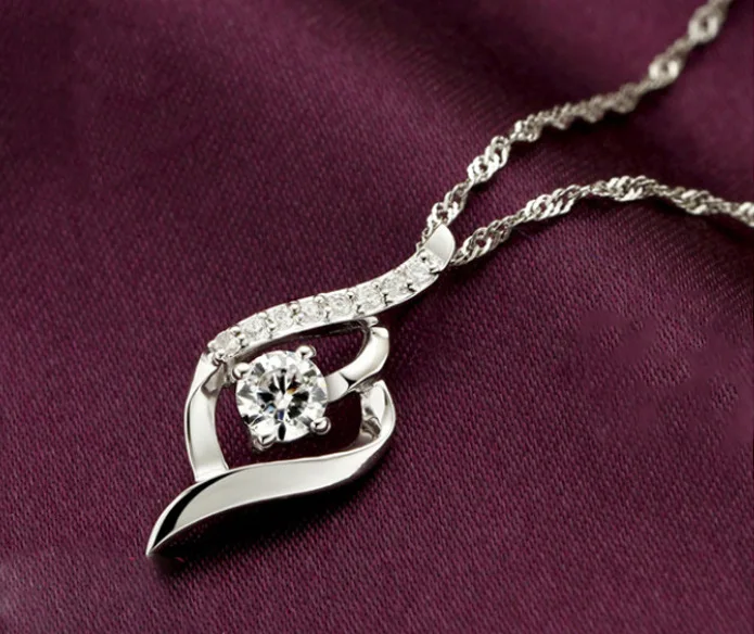 Ожерелье с перьями неба 2021 подвеска в Корейском стиле ювелирное изделие цепочкой