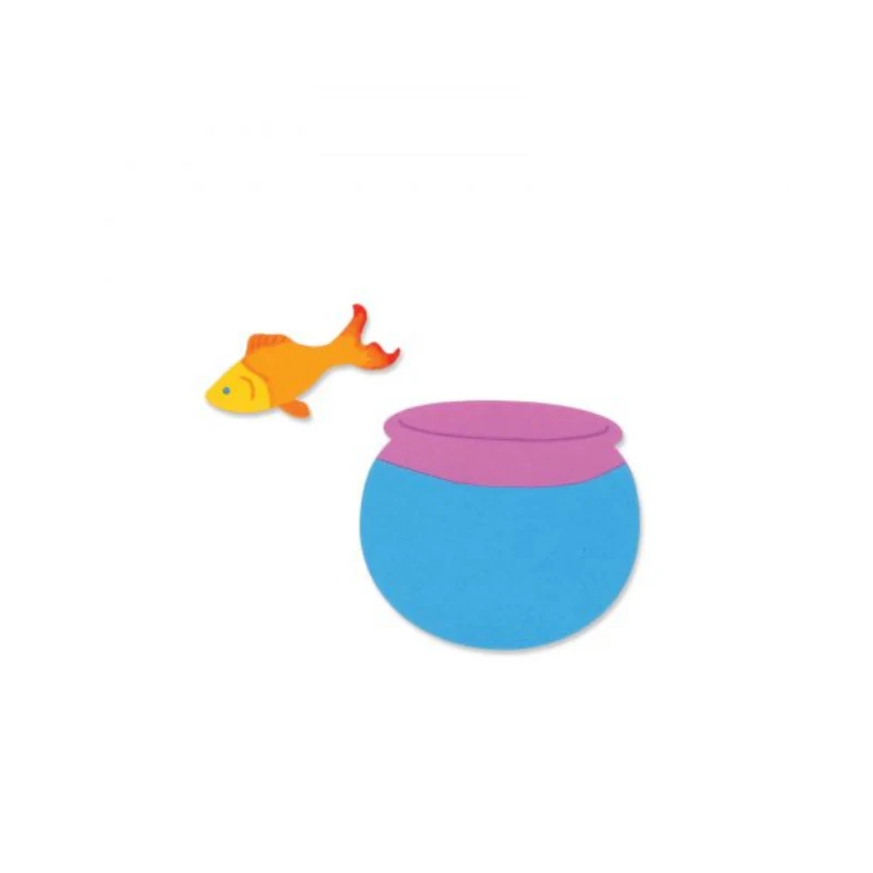 

Fish animal in fish tank Metal cutting mold for DIY scrapbook photo album paper card decoration craft embossing mold cutting