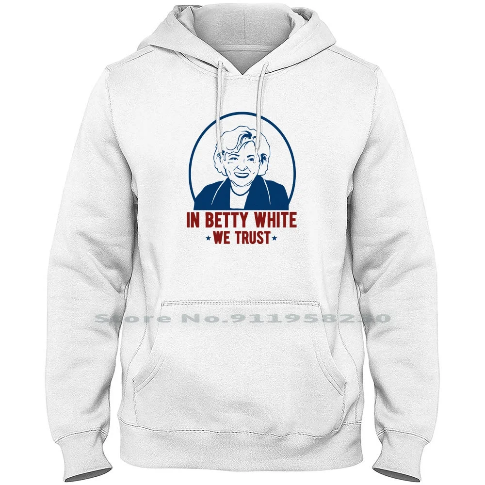 Белая толстовка с капюшоном We Trust для мужчин и женщин свитер 6XL большого размера