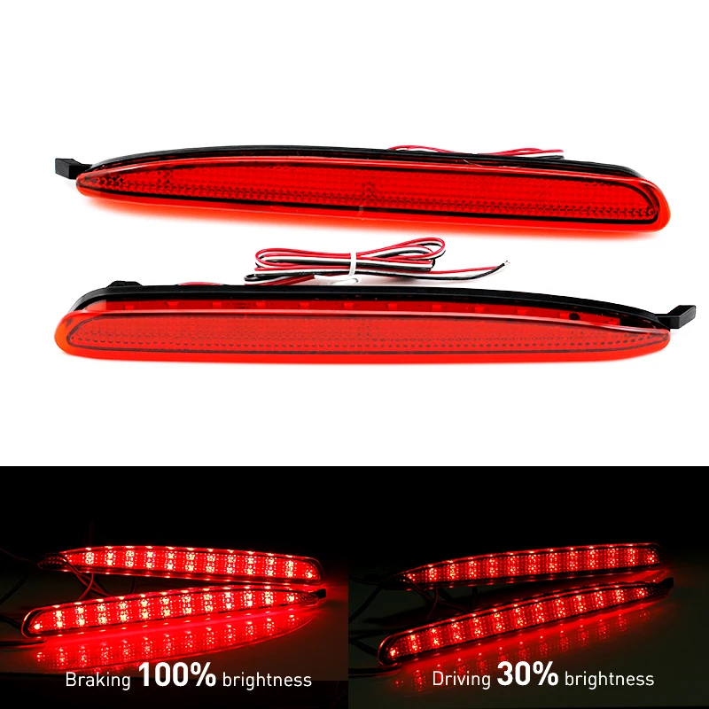 

2 шт. высококачественный автомобильный отражатель заднего бампера 12 В для Mazda 6 Atenza 2003-2008 Автомобильный задний фонарь стоп-сигнал противотум...