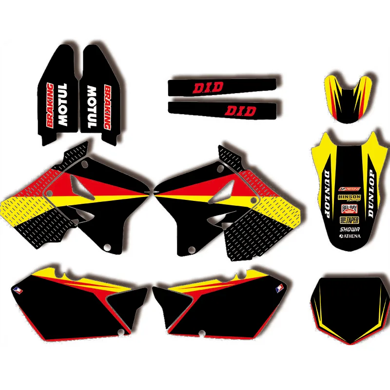 

Графика и фоны мотоцикла для SUZUKI RM125 RM250 2001-2012