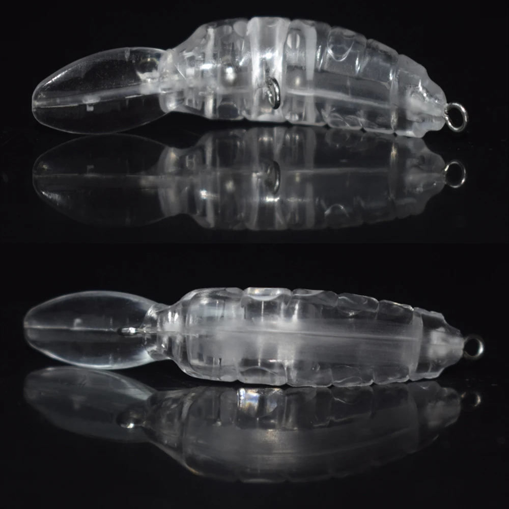 AYWFISH 50 шт. в партии неокрашенный кренкбейт сделай сам плавающие мм 2 г прозрачный