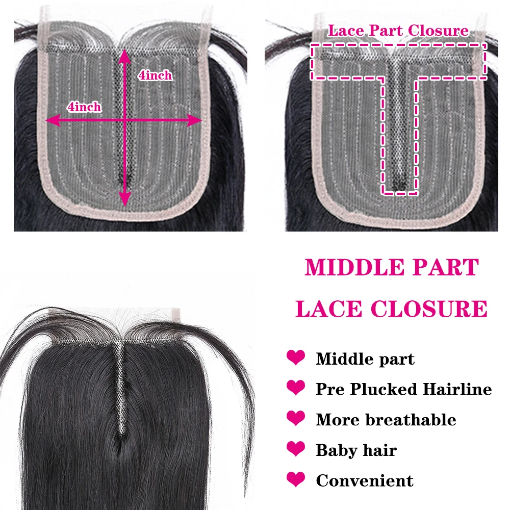 

Body Wave Bundles With Closure P4/27 Highlight Brazilian Bundles With Closure Human Hair Bundles With Closure T-part Non-remy