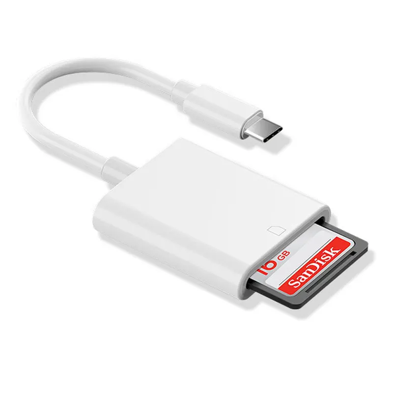 Портативный кардридер USB Type C для SD/TF, для Samsung, Huawei, XiaoMi, Macbook Pro, Air, ноутбуков, телефонов - изображение