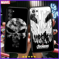marvel comics black cool phone cover hull for samsung galaxy s6 s7 s8 s9 s10e s20 s21 s5 s30 plus s20 fe 5g lite ultra edge