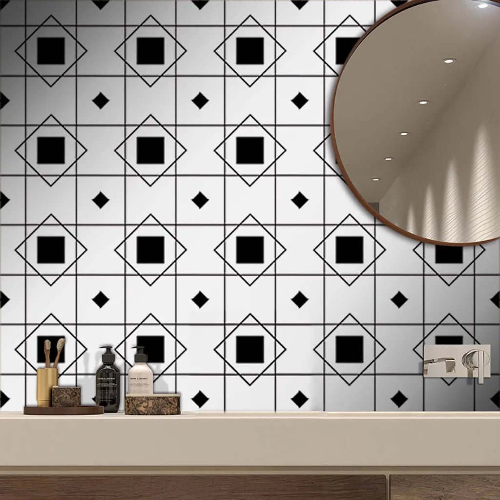 Богемный стиль красочные плитки стикер стены домашний декор Ванная комната