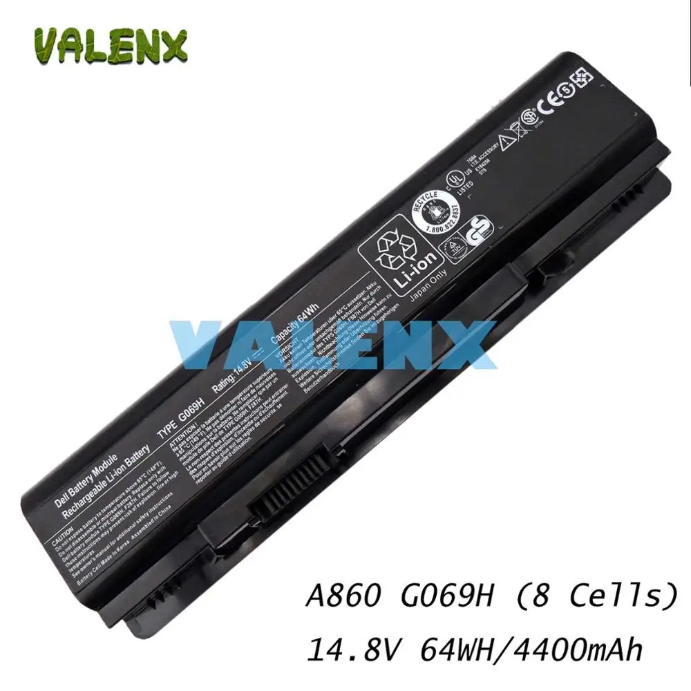 

New 8 CELLS 14.8V Laptop Battery For Dell Vostro A840 A860 A860N 1014 1015 Series F287H G069H F286H F287F R988H