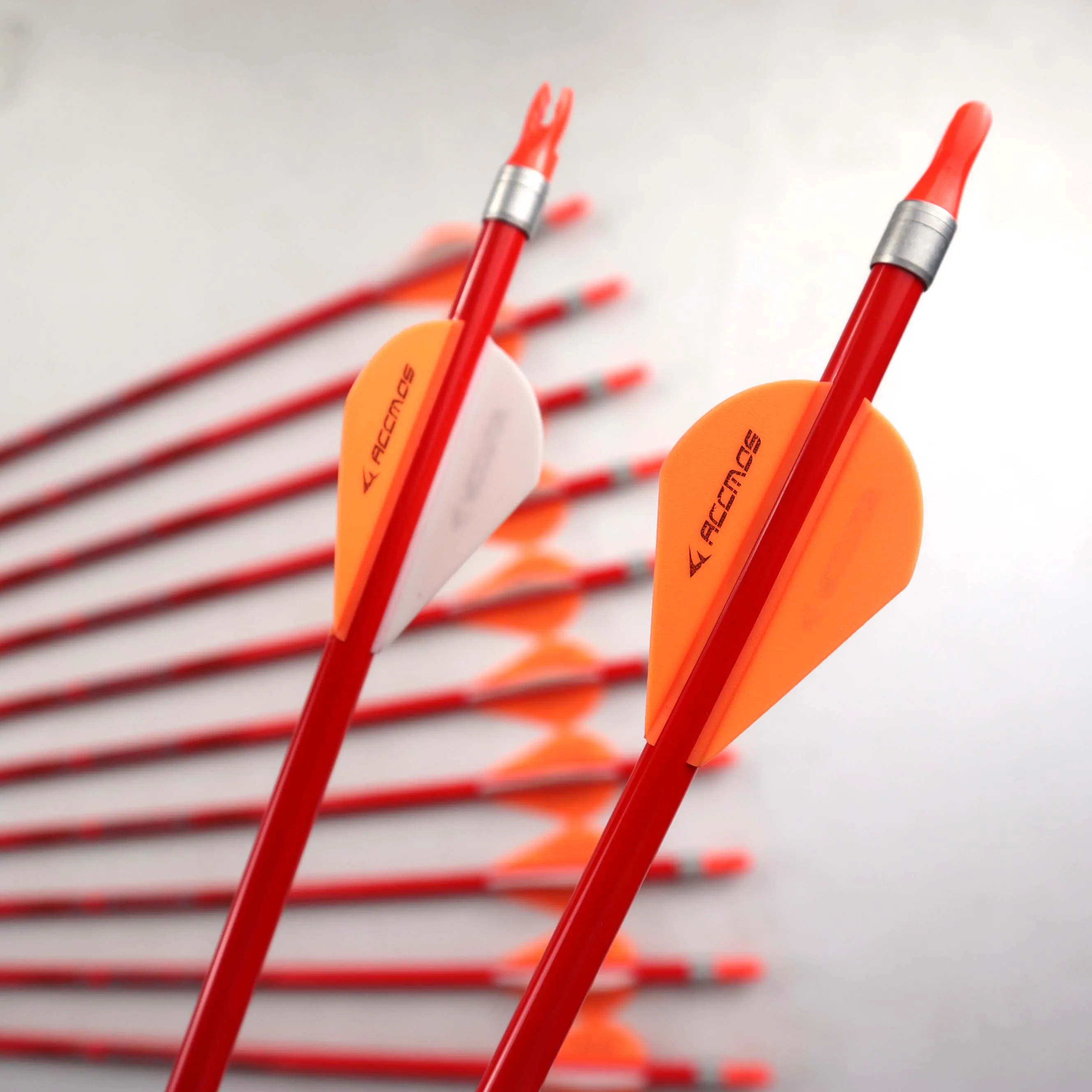 Стрелы из 100% чистого карбона для стрельбы лука оранжевые 6 2 мм 31 дюйм стрелы 300 ~ 800