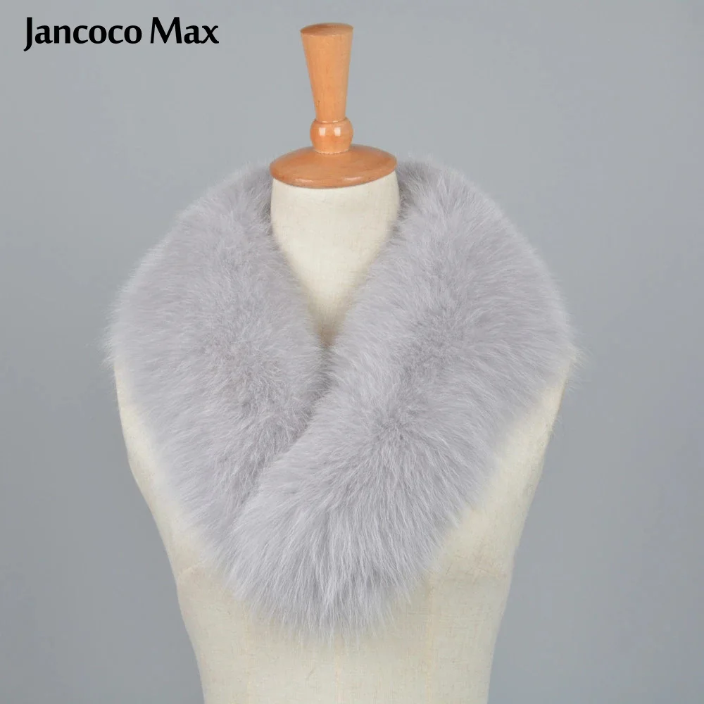 Большой женский шарф из натурального Лисьего меха Jancoco Max модные стильные