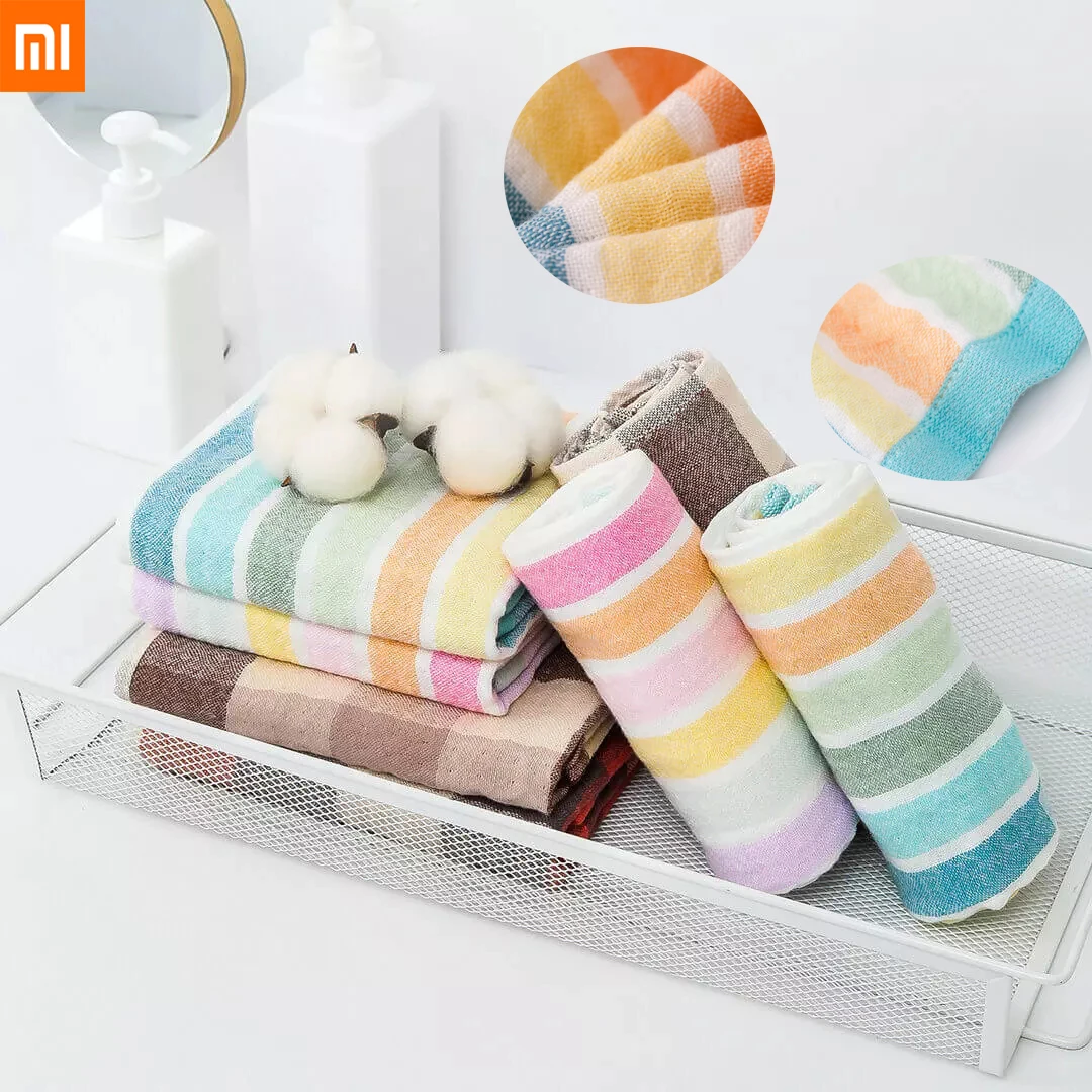 

New Xiaomi Mijia Youpin Super soft cotton towels 30*60cm Instantly absorb water untwisted textile fashionable colors