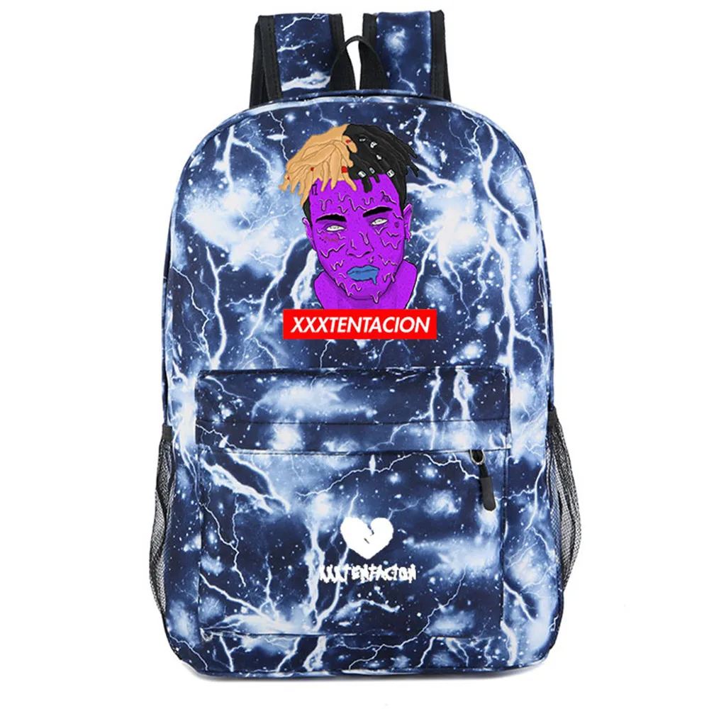 Рюкзак XXXTENTACION с мультипликационным принтом Вселенная мужские космические